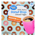 Great Value 48 Count Medium Roast Donut Shop Ground Coffee Single Serve Cups