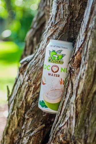 Coconut Water Bulk 99% Pure 16.57 Fl Oz - Pack of 12 Nutrient-Rich and Fresh | Low Sugar &amp Calories | Pure Coconut Water with Electrolytes by Creata