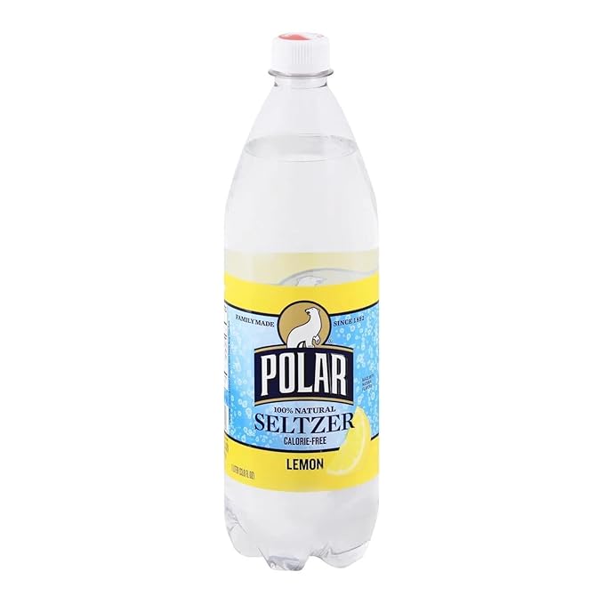 Polar Beverages Seltzer - Lemon - Case of 12 - 33.8 fl oz