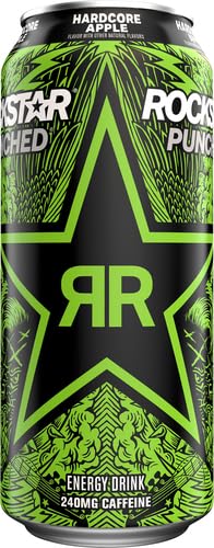Rockstar Energy Drink Hardcore Apple 16 Fl Oz Can