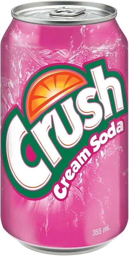 Crush Cream Soda Soft Drink 355 mL Cans Pack of 12