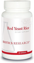 BIOTICS RESEARCH Red Yeast Rice - Citrin RYR 2400mg mycotoxin Free Cardiovascular Support Healthy Aging Blood lipids &amp Body Composition 90 caps