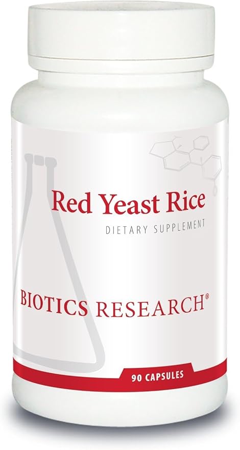 BIOTICS RESEARCH Red Yeast Rice - Citrin RYR 2400mg mycotoxin Free Cardiovascular Support Healthy Aging Blood lipids &amp Body Composition 90 caps