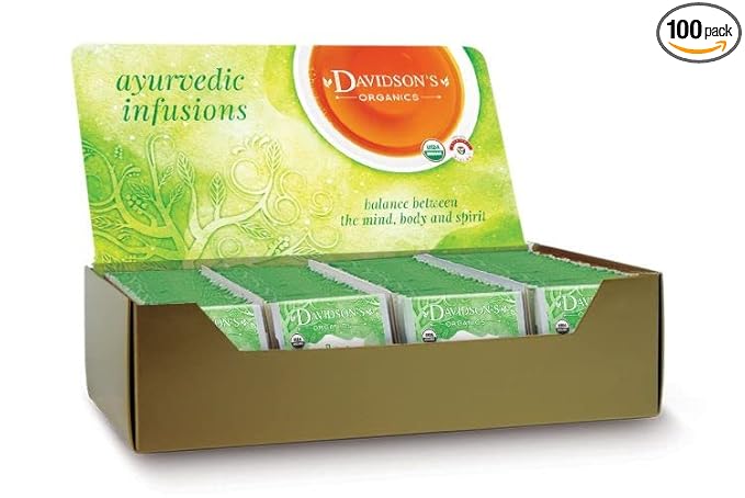 Davidson's Organics Ayurvedic Infusions Immunity 100-count Individually Wrapped Tea Bags