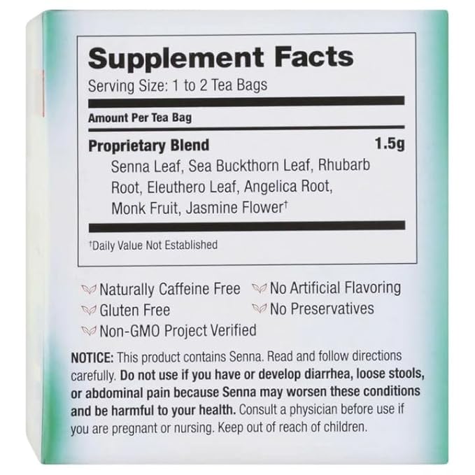 Bravo Teas Colon Cleansing 20 Count (pack Of 6)