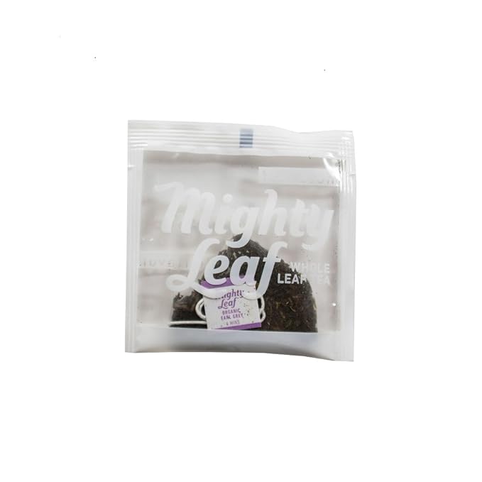 Mighty Leaf Whole Leaf Tea Organic Earl Grey 45 Tea Bags (Pack of 3 15CT each) Individual Pyramid-Style Tea Sachets of Organic Caffeinated Black Tea with Organic Bergamot Delicious Hot or Iced