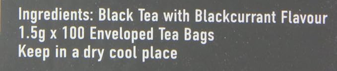 Impra Black Currant Tea 100-Count Tea Bags (Pack of 6)