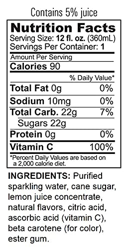GuS Grown-Up Soda | Lightly Sweetened Sodas with Real Juices | 12 Fl Oz (Pack of 24) (Dry Meyer Lemon)