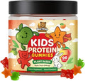 Bear Bites Gummies-Plant Based Kids Protein Gummy– Vegan Sugar-Free Gluten-Free Vitamin C – Immunity Booster Protein Snacks –Tasty Apple Peach Mango Flavors –90 Count –No Artificial Flavors