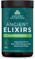 Matcha Green Tea Powder with Ashwagandha by Ancient Nutrition Ancient Elixirs Superfood Matcha Energy Powder with MCTs Promotes Healthy Energy Levels Paleo and Keto Friendly 20 Servings