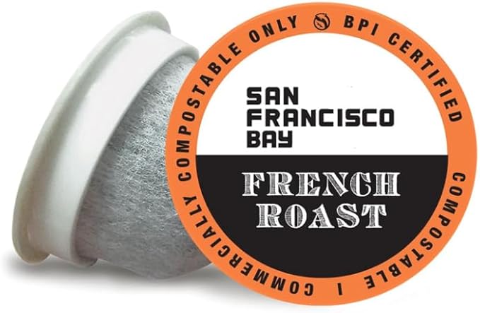 Generic Dark Roast Coffee Pods - French Roast 100 Count K' Cups Compatible K' Cup Brewers San-Francisco