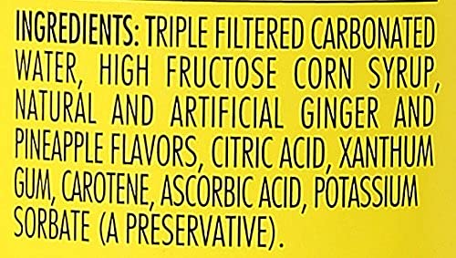 DG Genuine Jamaican Pineapple Ginger (6 Pack Total of 72fl.oz)
