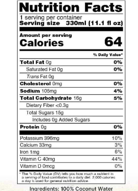 BELTT Coconut Water 10.8 fl oz (Pack of 12) – 100% Pure Coconut Water Not From Concentrate No Sugar Added No Preservatives Natural Electrolyte Drink