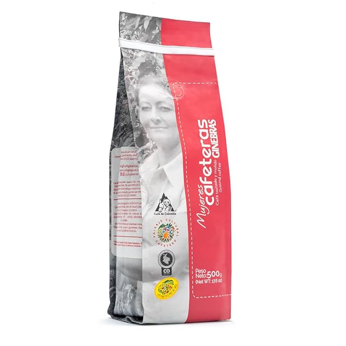 Mujeres Cafeteras Cafe Ginebras Cafexcoop Coffarmers Federacion Cafetera Colombia | 100% Colombian Specialty Coffee Whole Bean 17.6oz-500gr