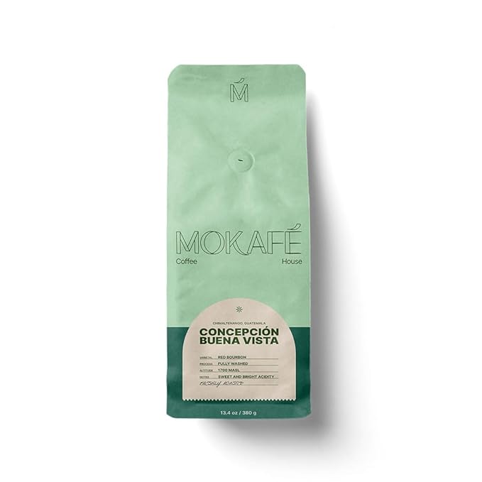 Concepcion Buena Vista - Red Bourbon Shb 100% Arabica Coffee Ground Coffee No Preservatives Coffee Sourced From Guatemala's Chimaltenango Region (Regular/Dip (Inoculated Anaerobic Maceration/Natur