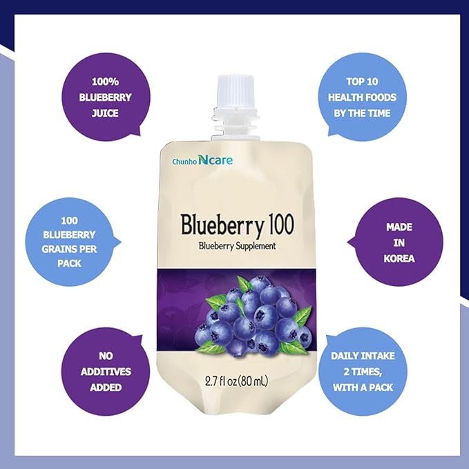 Blueberry 100 Juice (Pack of 60)