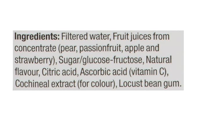 Fruitopia Strawberry Passion Awareness Fruit Juice 1L / 34 oz Each (1L 12)