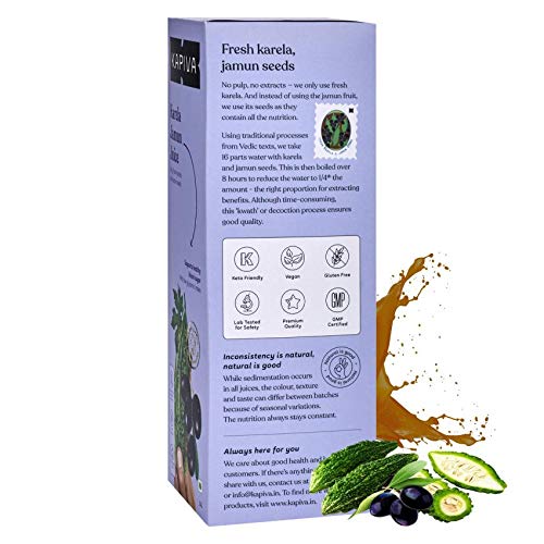 NWIL Bitter Gourd Karela Juice 1L (1 Liter 1.12 kg 33.81 Fl Oz 1 Piece)