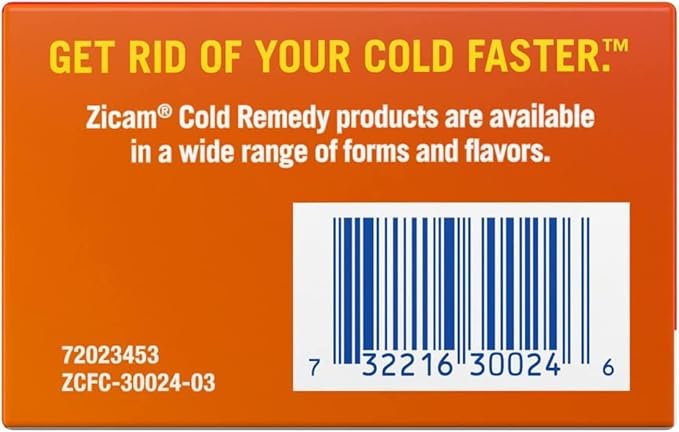 Zicam Cold Remedy Rapidmelts Citrus Flavor 25 tabs (Pack of 3)