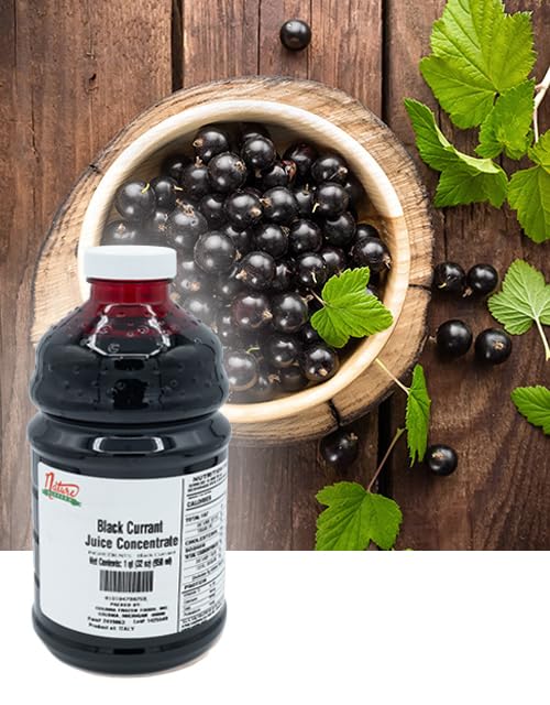 Nature Blessed 100% Pure Black Currant Fruit Juice Concentrate - 2 Quarts (2/32 fl oz bottles) Applications: Home Wine Making Brewing Distilling Hard Cider Smoothies or Jelly.