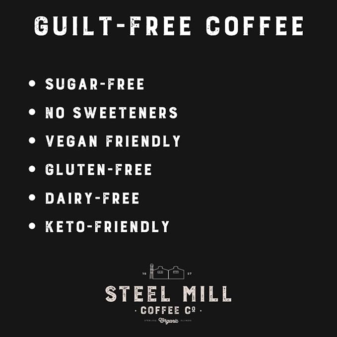 Steel Mill Coffee Co. Apple Strudel Flavored Coffee | 2 LB/Whole Bean/Regular | Grown in Colombia