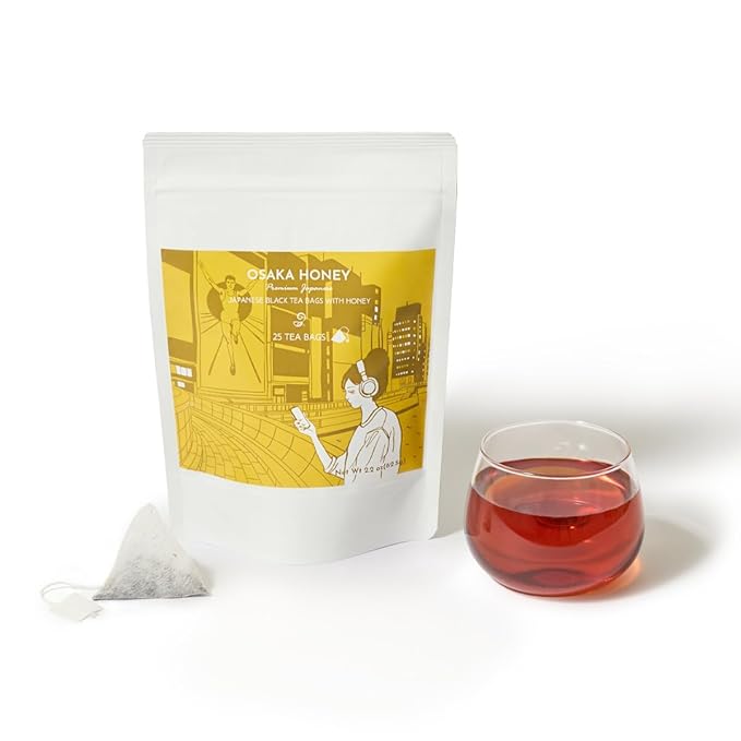 Osaka Honey - Japanese Black Tea with Honey (25 tea bags)