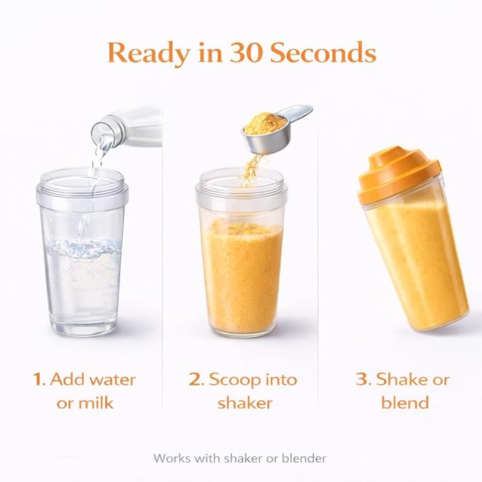 Tropical Smoothie Powder &amp Smoothie Mix – Freeze Dried Tropical Fruit Blend No Added Sugar Vegan Ready in Seconds 10 Servings