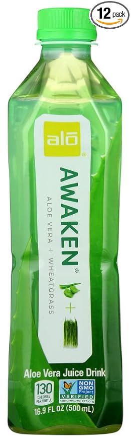 Alo Wheatgrass Awaken 16.9 Oz (Pack of 12)