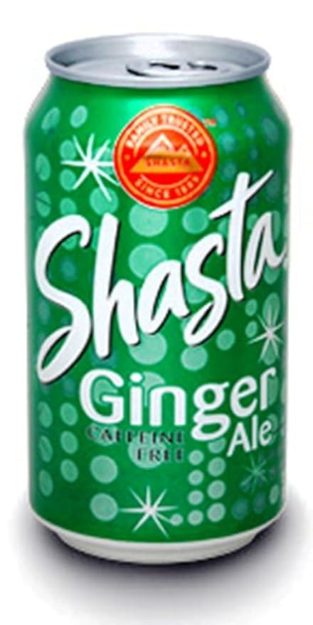 Shasta Ginger Ale 12-Ounces (Pack Of 12)