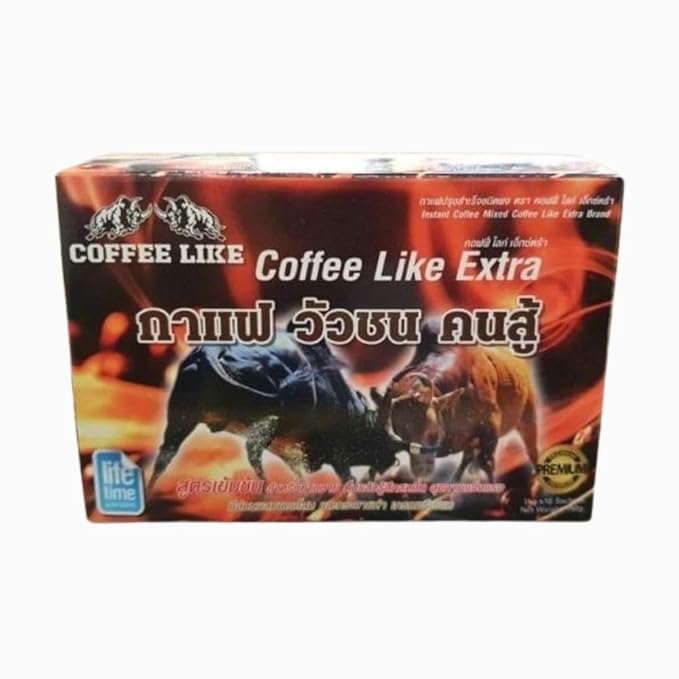 Thai Instant Coffee Like Extra Concentrated Formula Men Drink Feel Refreshed Healthcare 10 Sachets / 1 Box