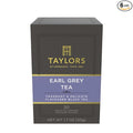 Taylors of Harrogate Earl Grey Black Tea Individually Wrapped Bags 20 Count (Pack of 6) Fragrant Delicate &amp Light Caffeinated Enjoy Hot or Iced 120 Teabags