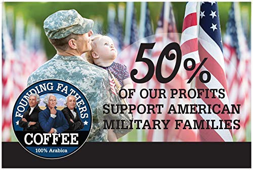 Founding Fathers Coffee Single Serve Pods for Keurig 2.0 K-Cup Brewers Donut Shop 80 Count