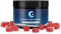 ZAYMAN Melatonin Free Sleep Gummies Natural Sleep Aid Gummies with L-Theanine Magnesium Glycinate Valerian Root Passionflower - Sugar Free Strawberry Flavor Vegan 60 Count