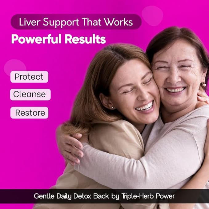 Liver Detox Supplement 30000mg Milk Thistle Extract Turmeric Artichoke &amp Glutathione – Supports Liver Health &amp Antioxidant Function – 60 Tablets