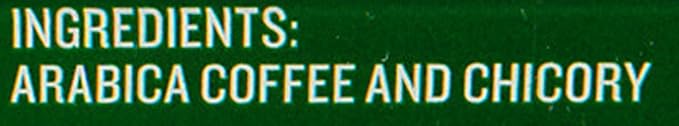 French Market Coffee &amp Chicory Decaffeinated Medium-Dark Roast Ground Coffee 12oz Can (Pack of 2)
