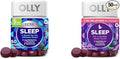 OLLY Extra Strength Sleep 5mg Melatonin 50ct &amp Restful Sleep Melatonin Gummy 50ct - BlackBerry Zen - L-Theanine Chamomile &amp Lemon Balm Sleep Aid