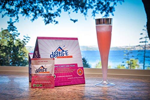 delta-E Mental Clarity &amp Focus! Energy Drink Non-GMO 100% Vegan &amp Gluten Free (7 Packets)