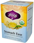 Yogi Organic Stomach Ease Herbal Tea - 16 Tea Bags - Case Of 6