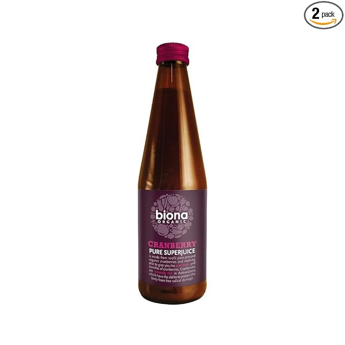 Biona Organic Cranberry Fruit Drink 750ml (Pack of 2)
