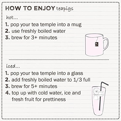 Teapigs Earl Grey Strong Black Tea Caffeinated Vegan 15 Each (Pack Of 6)