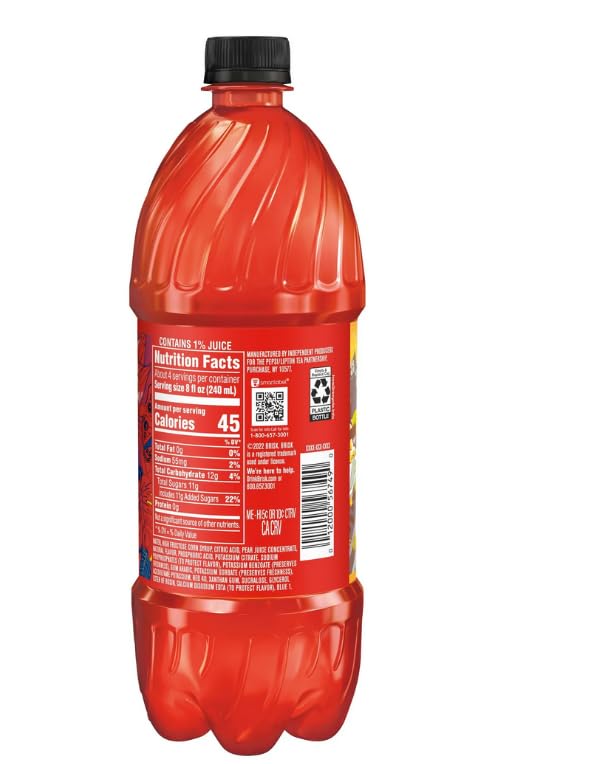 Fruit Punch (Shipped By B4Y_Brisk) 1L Bottle (15 33.8 Fl Oz)