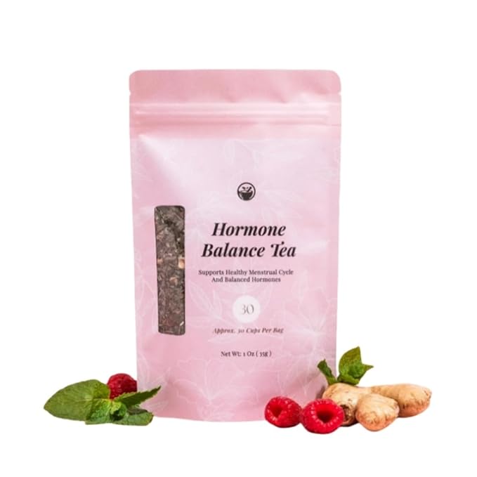 pistro Herbal Tea for Hormone Balance - Natural Organic Loose Leaf Tea for Women’s Wellness Herbal Hormone Tea (2pcs/70g)