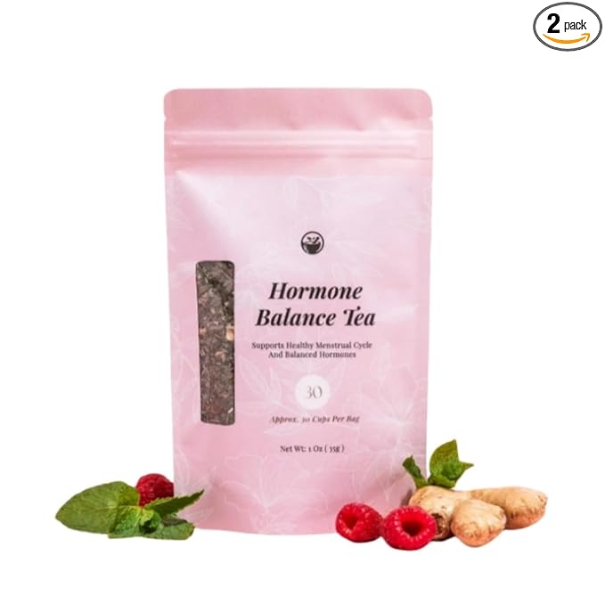 pistro Herbal Tea for Hormone Balance - Natural Organic Loose Leaf Tea for Women’s Wellness Herbal Hormone Tea (2pcs/70g)