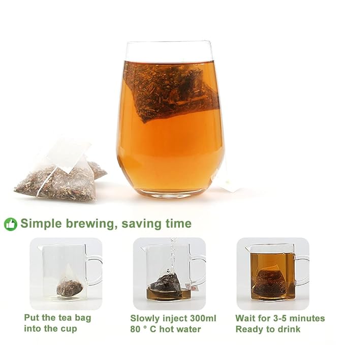 Houttuynia Cordata Tea Bag 7.05oz (4g*50bags) 200g 鱼腥草茶 Individual Package Herbal Tea Substitute Tea Health Tea Cordate Houttuynia Tea