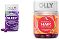 OLLY Ultra Strength Sleep Softgels and Heavenly Hair Gummy Supplement Bundle - 60 Count Each
