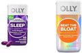 OLLY Ultra Strength Sleep Softgels with Melatonin Magnesium &amp Botanicals Plus Beat The Bloat Capsules for Digestive Support - 60 &amp 25 Count