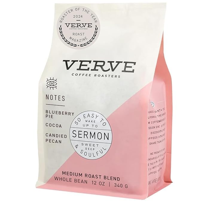 Verve Whole Bean Coffee | Sermon &amp Seabright Medium Roast Bundle | 12oz Bags