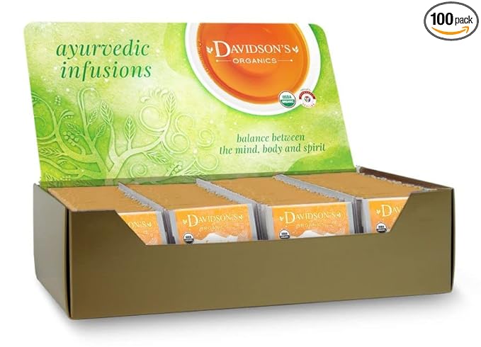 Davidson's Organics Ayurvedic Infusions Energize 100-count Individually Wrapped Tea Bags