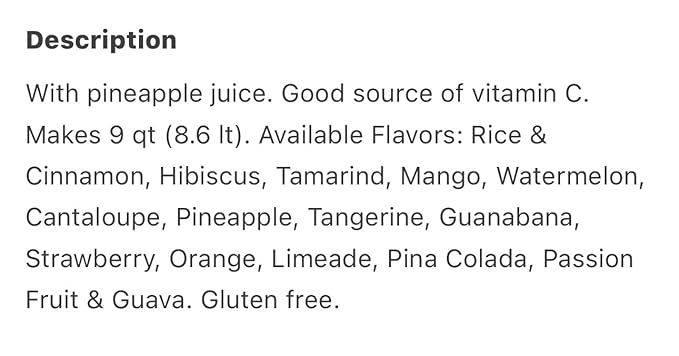 Klass Pineapple | Piña | Aguas Frescas 14.1 OZ | Pack of 2