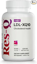 Res-Q LDL-XQ10 Red Yeast Rice and CoQ10 3 Pack (3) 360 Total Capsules